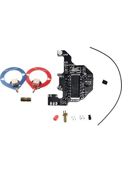 SI4732 Radyo Modülü + Uvk5/uvk6 Kısa Dalga Modifikasyon Modülü Için 2xdonut Anten Çift Çözüm (Yurt Dışından)