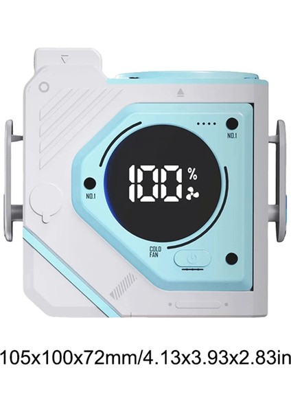 Bel Askısı Fanı 9800MAH Askılı Boyun/bel Şarj Edilebilir Giyilebilir Kemer Açık Hava Tırmanma Yürüyüş B (Yurt Dışından) modelleri