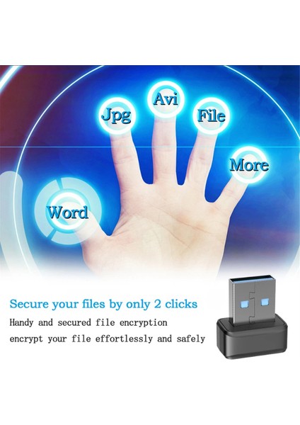 USB Parmak Izi Anahtar Okuyucu U2F Biyometrik Tarayıcı Sahteciliğe Karşı Mini Güvenlik Anahtarı (Yurt Dışından) fırsatları