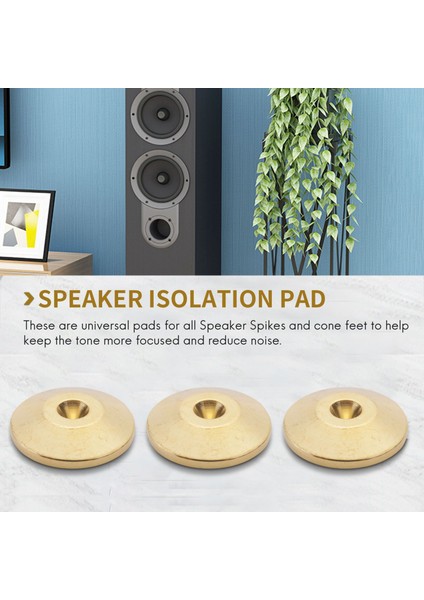 8 Adet Evrensel Bakır Hoparlör Sivri Pedleri Şok Tabanı Ped Stand Ayakları Koni Matları Zemin 25 x 4mm (Yurt Dışından) modelleri
