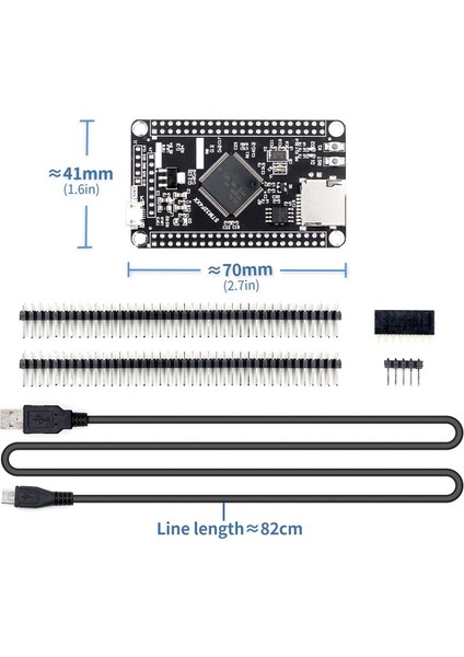STM32F407VGT6 STM32 Sistem Çekirdek Kartı STM32F407 Geliştirme F407 Tek Çipli Öğrenme (Yurt Dışından)