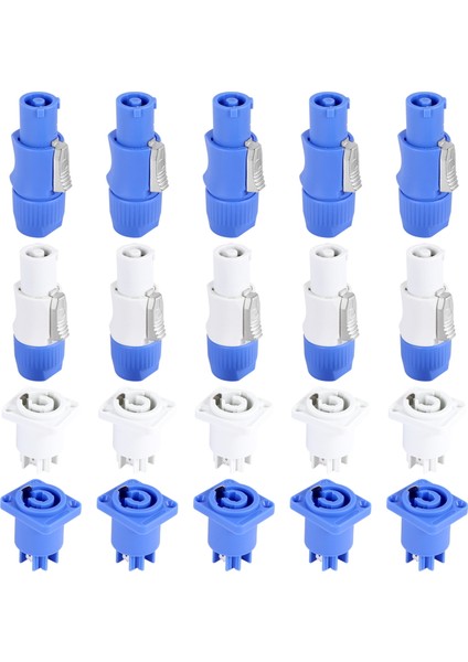 10 Set Powercon Tip A NAC3FCA+NAC3MPA-1 Şasi Fiş Paneli Adaptörü (Yurt Dışından) fiyatları