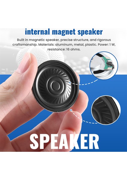 36MM 16 Ohm 1W Alüminyum Gövde Dahili Mıknatıs Hoparlör (Yurt Dışından) fırsatları