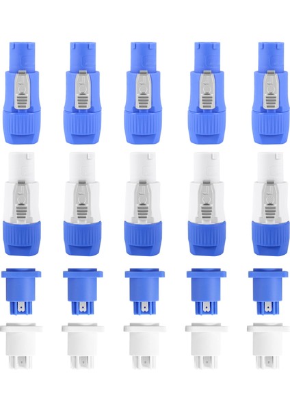 10 Set Powercon Tip A NAC3FCA+NAC3MPA-1 Şasi Fiş Paneli Adaptörü (Yurt Dışından) modelleri