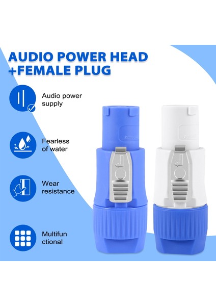 10 Set Powercon Tip A NAC3FCA+NAC3MPA-1 Şasi Fiş Paneli Adaptörü (Yurt Dışından) indirimleri