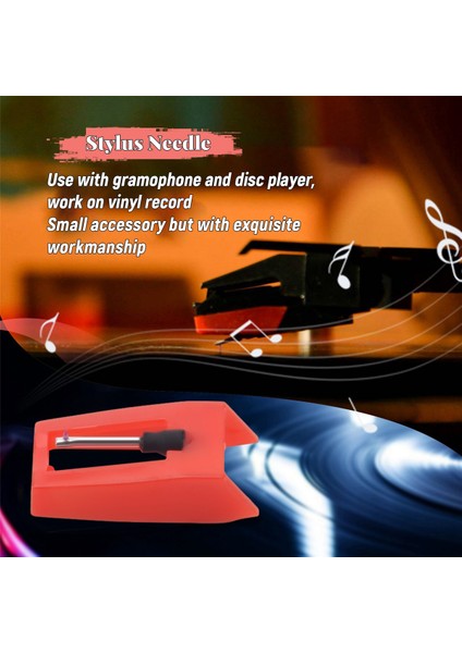 Plak Çalar Elmas Iğne Fonograf Için Vinil Lp Gramofon Plak Iğneleri Aksesuarları (Yurt Dışından)