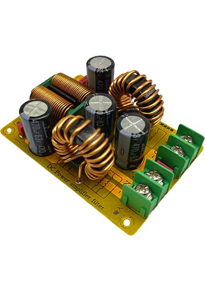 Dc Lc Düşük Geçirgen Filtre 20A Elektromanyetik Girişim Anahtarlamasını Ortadan Kaldırır Güç Emc Araba Ses Amplifikatörü 12V 24V (Yurt Dışından)