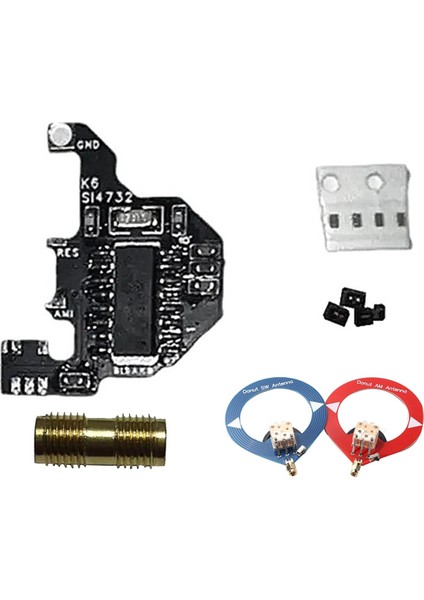 SI4732 Kısa Dalga Radyo Modülü + Uvk5/uvk6 Dıy Modifikasyon Modül Kiti Için 2xdonut Anten (Yurt Dışından)