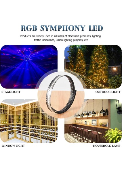 100 Adet SK6812 Mını-E Rgb (Benzer WS2812B) 3228 Smd Piksel LED Çip Ayrı Ayrı Adreslenebilir Tam Renkli Dc 5V (Yurt Dışından)