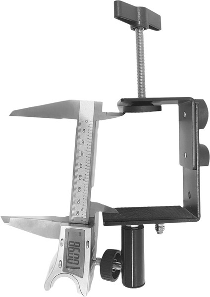 Ağır Hizmet Tipi Masa Masa Montaj Kelepçesi Mikrofon Kol Standı Tutucu Lamba Braketi 1/4 Adaptörlü (Yurt Dışından)
