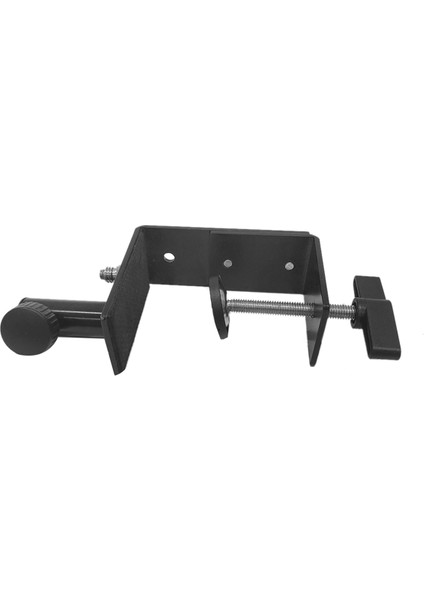 Ağır Hizmet Tipi Masa Masa Montaj Kelepçesi Mikrofon Kol Standı Tutucu Lamba Braketi 1/4 Adaptörlü (Yurt Dışından)