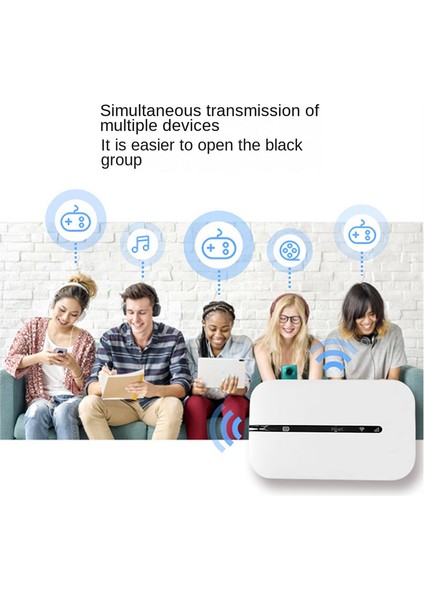 4g Taşınabilir Cep Wifi Yönlendirici 150MBPS Modem Araba Mobil Wifi Kablosuz Erişim Noktası Yuvalı (Yurt Dışından)