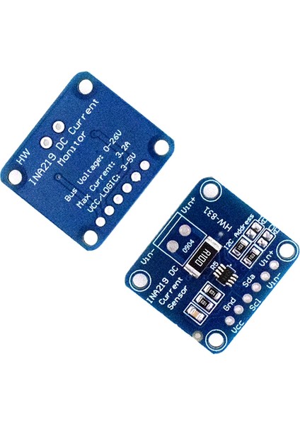 Adet INA219 Çift Yönlü Dc Akım Güç Sensörü Musluk Modülü Kendin Yap 3V-5V Iic I2C Izleme (Yurt Dışından)