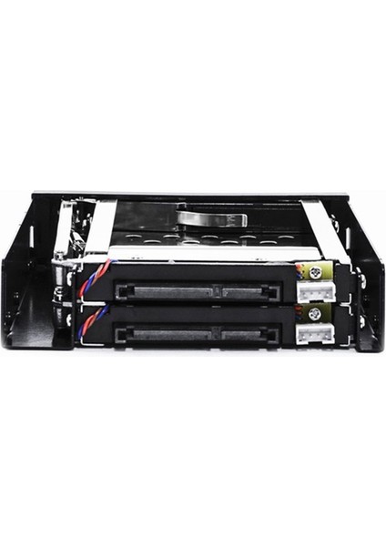 2,5 Inç Disket Sürücü Tepsisi 2-Bay Sata Hdd/ssd Sabit Muhafaza Çıkarma Kutusu (Yurt Dışından)