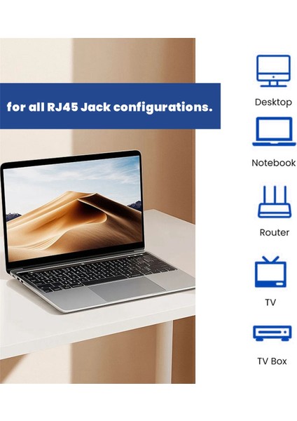 1ft RJ45 Erkek - Dişi Vida Panel Montajlı Ethernet Lan Ağ Uzatma Kablosu (Yurt Dışından)