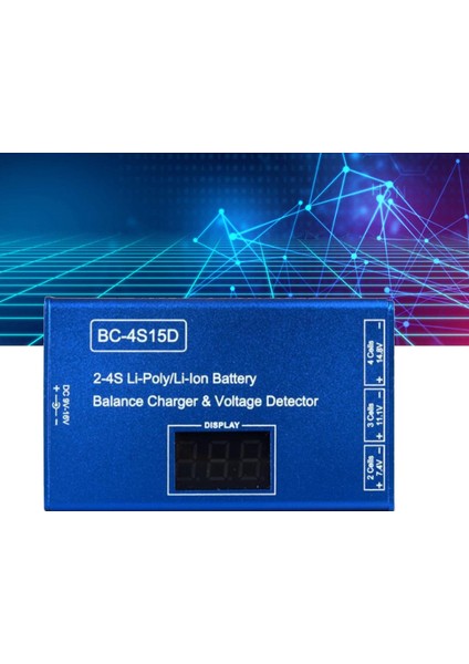 BC-4S15D Pil Lipo Li-Ion Denge Şarj Cihazı Voltaj Dedektörü LCD Dijital Ekran Rc Için (Yurt Dışından)
