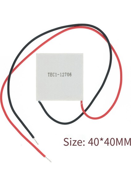 TEC1-12706 Termoelektrik Soğutucu Peltier 40X40MM 12V Yarıiletken Soğutma Qcmax 60-72W Parça (Yurt Dışından)
