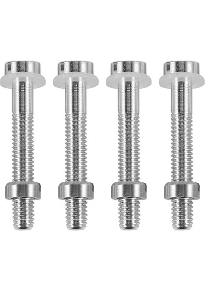 4 Adet M2.5X18.5MM Pikap Fonograf Vidaları, Donanım Yedek Başlıkları Iğne Montajı Vinil Lp Plak Çalar (Yurt Dışından)