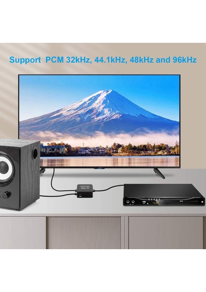 Dijital Optik Ses 1x3 Ayırıcı, Dijital Spdıf Toslınk Fiber Ayırıcı, 1 Giriş 3 Çıkış, Blue-Ray DVD Hdtv Için (Yurt Dışından)