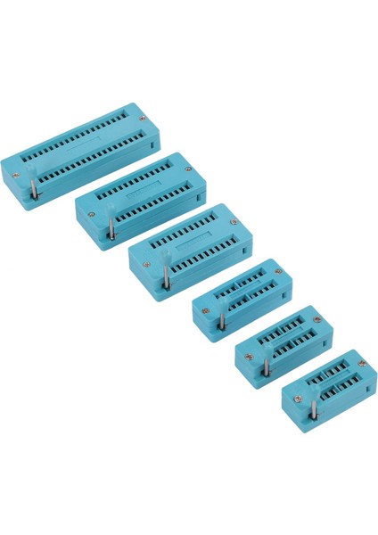 6pc Evrensel 14/16/18/24/28/40 Pin Ic Test Zıf Soket Sıcak Ev Geliştirme (Yurt Dışından)