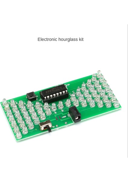 5V Kum Saati Dıy Kiti Komik Elektrik Üretim Kitleri LED Lambalı Hassas Çift Katmanlı Pcb Kartı 84X40MM (Yurt Dışından) indirimleri