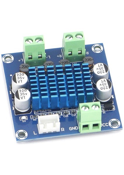TPA3110 30W+30W 2.0 Kanal Dijital Stereo Ses Güç Amplifikatörü Kartı Dc 8-26V 3A C6-001 XH-A232 Terminalli (Yurt Dışından)