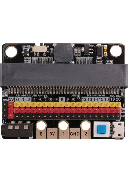 Bbc Kids's Python Grafik Programlama Için Buzzer'lı Micro-Bit Genişletme Kartı Iobıt V2.0 Breakout Adaptör Kalkanı (Yurt Dışından)