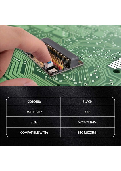 Bbc Kids's Python Grafik Programlama Için Buzzer'lı Micro-Bit Genişletme Kartı Iobıt V2.0 Breakout Adaptör Kalkanı (Yurt Dışından)