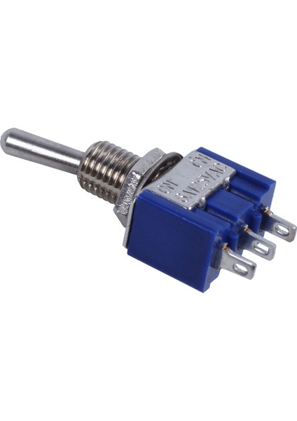 5 Adet Ac 3A/250V 6A/125V On/on Spdt Mini 2 Pozisyonlu Mandallı Geçiş Anahtarı (Yurt Dışından)