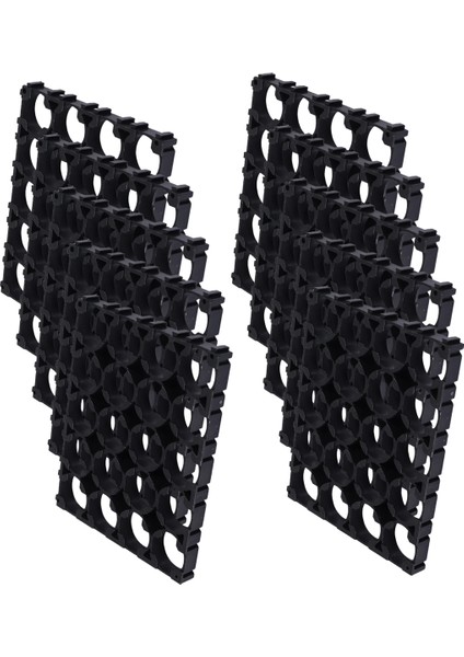 10 Adet 18650 Pil 4x5 Hücre Aralayıcı Kabuğu Plastik Tutucu Braketi 18.4mm (Yurt Dışından)