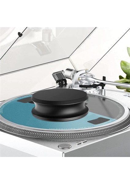 Alüminyum Vinil Plak Ağırlık Sabitleyici Disk Dengeli Kelepçe Pikap Lp Çalar Aksesuarları Siyah (Yurt Dışından) fiyatları