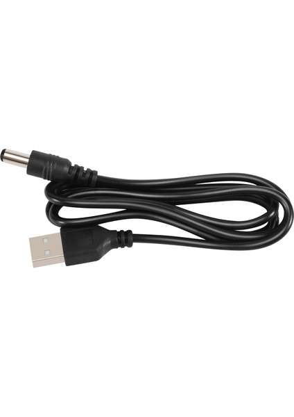 USB Kablosu 5.5mm / 2.1mm 5V Dc Barrel Jack Güç (Siyah, 75CM) (Yurt Dışından) modelleri