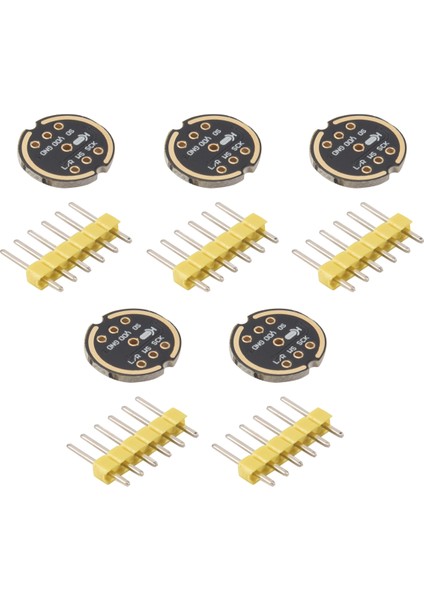 5 Adet INMP441 Çok Yönlü Mikrofon Modülü Mems Yüksek Hassasiyetli Düşük Güç I2S Arayüzü ESP32 Desteği (Yurt Dışından)