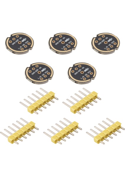 5 Adet INMP441 Çok Yönlü Mikrofon Modülü Mems Yüksek Hassasiyetli Düşük Güç I2S Arayüzü ESP32 Desteği (Yurt Dışından)