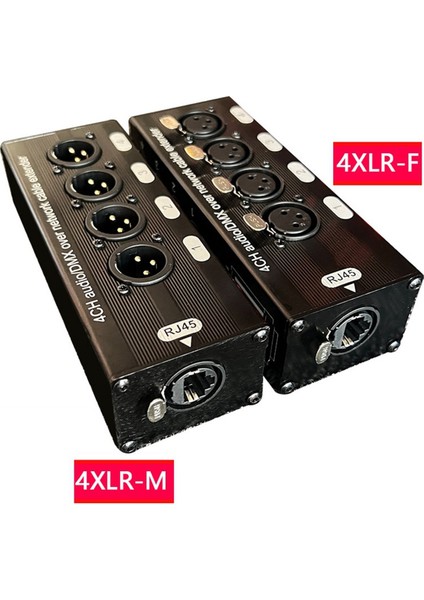 1 Adet 4 Kanallı 3 Pinli Xlr Ses ve Ağ Kablosu Genişletici, DMX512 Sinyal Genişletici, Erkek (Yurt Dışından) fiyatları