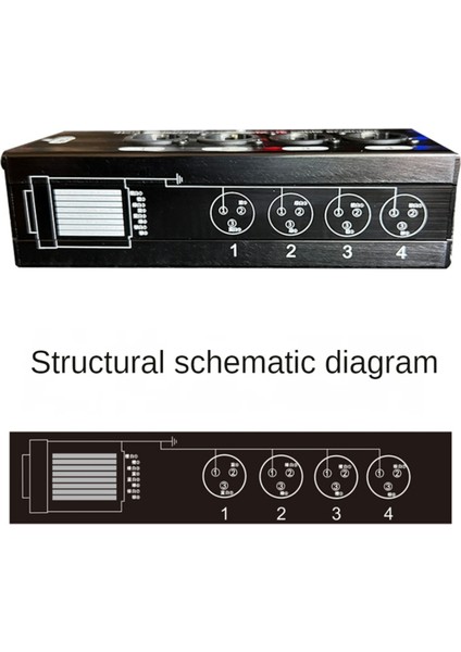 1 Adet 4 Kanallı 3 Pinli Xlr Ses ve Ağ Kablosu Genişletici, DMX512 Sinyal Genişletici, Erkek (Yurt Dışından) fırsatları