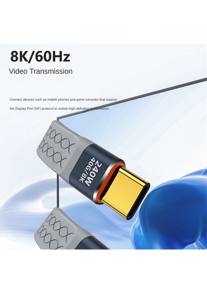 Usb4 Veri Kablosu 40GBPS USB C'den Tip Kısa Pd 240W 8k 60Hz 3/4 15 Pro Max SSD Güç Bankası Için (Yurt Dışından) indirimleri