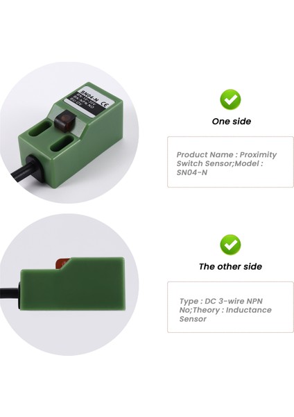 SN04-N Dc 10-30V Npn 3-Kablolu 4mm Yaklaşım Sensörü Endüktif Yakınlık Anahtarı (Yurt Dışından)