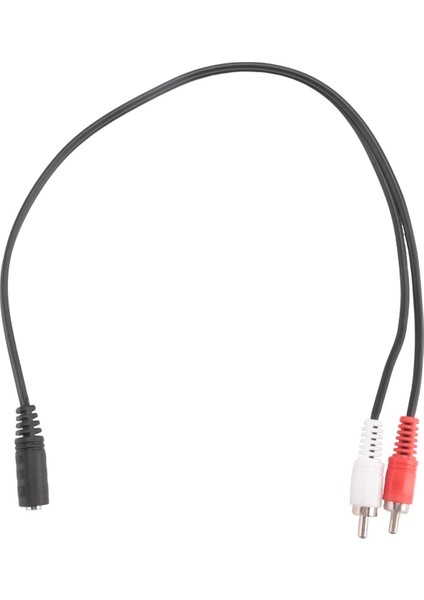 3,5 mm Stereo Dişi 2 Erkek Av Kablosu Yardımcı Ses Adaptörü Kablosu (Yurt Dışından)