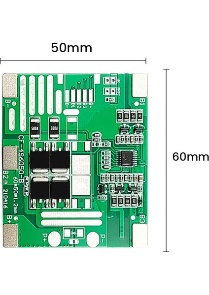 4s 16.8V 12A Li-Ion Lityum Pil Koruma Kartı Elektrikli Aletler Için Şarj Modülünü Geliştirin/dengeleyin (Yurt Dışından)