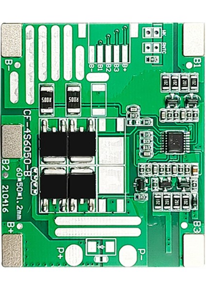 4s 16.8V 12A Li-Ion Lityum Pil Koruma Kartı Elektrikli Aletler Için Şarj Modülünü Geliştirin/dengeleyin (Yurt Dışından)