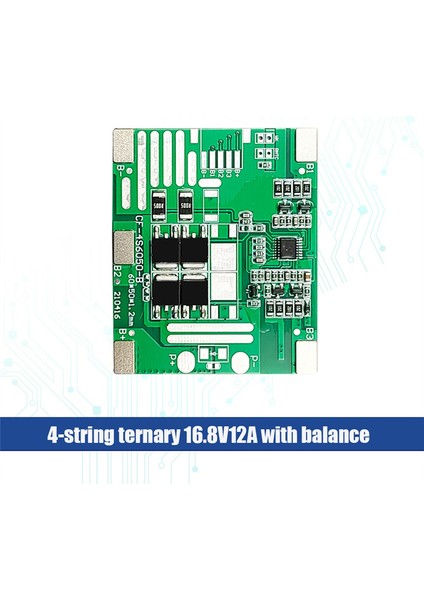 4s 16.8V 12A Li-Ion Lityum Pil Koruma Kartı Elektrikli Aletler Için Şarj Modülünü Geliştirin/dengeleyin (Yurt Dışından)