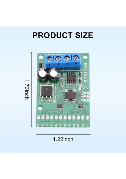 8 Kanal Giriş/çıkış Dijital Anahtar Ttl Lvttl Cmos RS485 Io Kontrol Modülü Modbus Rtu Kartı Plc Rölesi Için (Pin Yok) (Yurt Dışından)