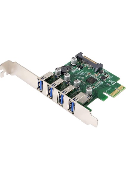 Düşük Profilli 4 Port Pcı-E - USB 3.0 Hub Pcı Express Genişletme Kartı Adaptörü 5gbps Usb1.1/2.0/3.0 Işletim Sistemleri (Yurt Dışından) modelleri