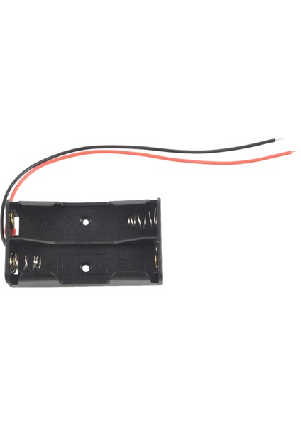 5 Adet 2 x 1.5V Aa Pil Tutucu Kılıf Kutusu Siyah W Kablo Uçları (Yurt Dışından)