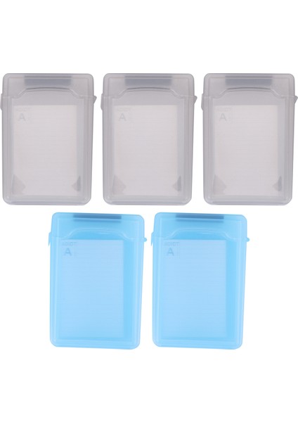 5 Adet 3.5 "taşınabilir Ide Sata HDD Harici Kasa Sabit Disk Plastik Koruma Kılıfı (Yurt Dışından)