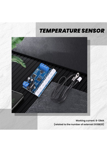 7 Kanal RS485 Sıcaklık Sensörü Ölçüm Modbus Rtu Kağıtsız Kaydedici Plc NT18B07 (Yurt Dışından)