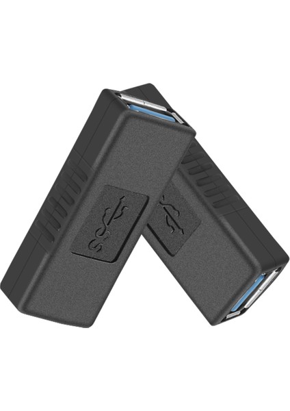 2 Adet USB 3.0 Tip A Dişi Adaptör Bağlantı Parçası Cinsiyet Değiştirici Konnektör (Yurt Dışından)