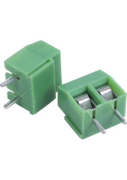50 Adet 2 Pin 5 mm Pinch Pcb Montaj Vida Terminal Bloğu Konnektörü 300V 10A (Yeşil) (Yurt Dışından)