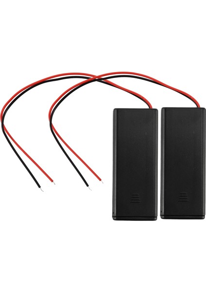 2 x Aaa 3 V Pil Tutucu Kılıf Kutusu Tel Açık / Kapalı Anahtarı M Kapak (Yurt Dışından)